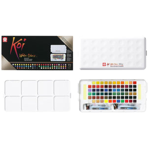 Aquarela Sakura Koi Water Colors - 72 Cores - XNCW-72N