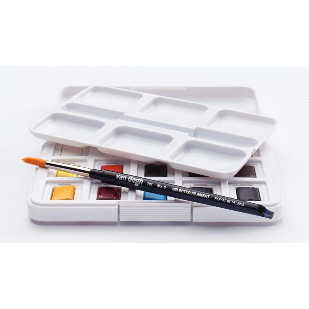 Aquarela Van Gogh 12 Cores - Pastilha - Pocket Box Talens