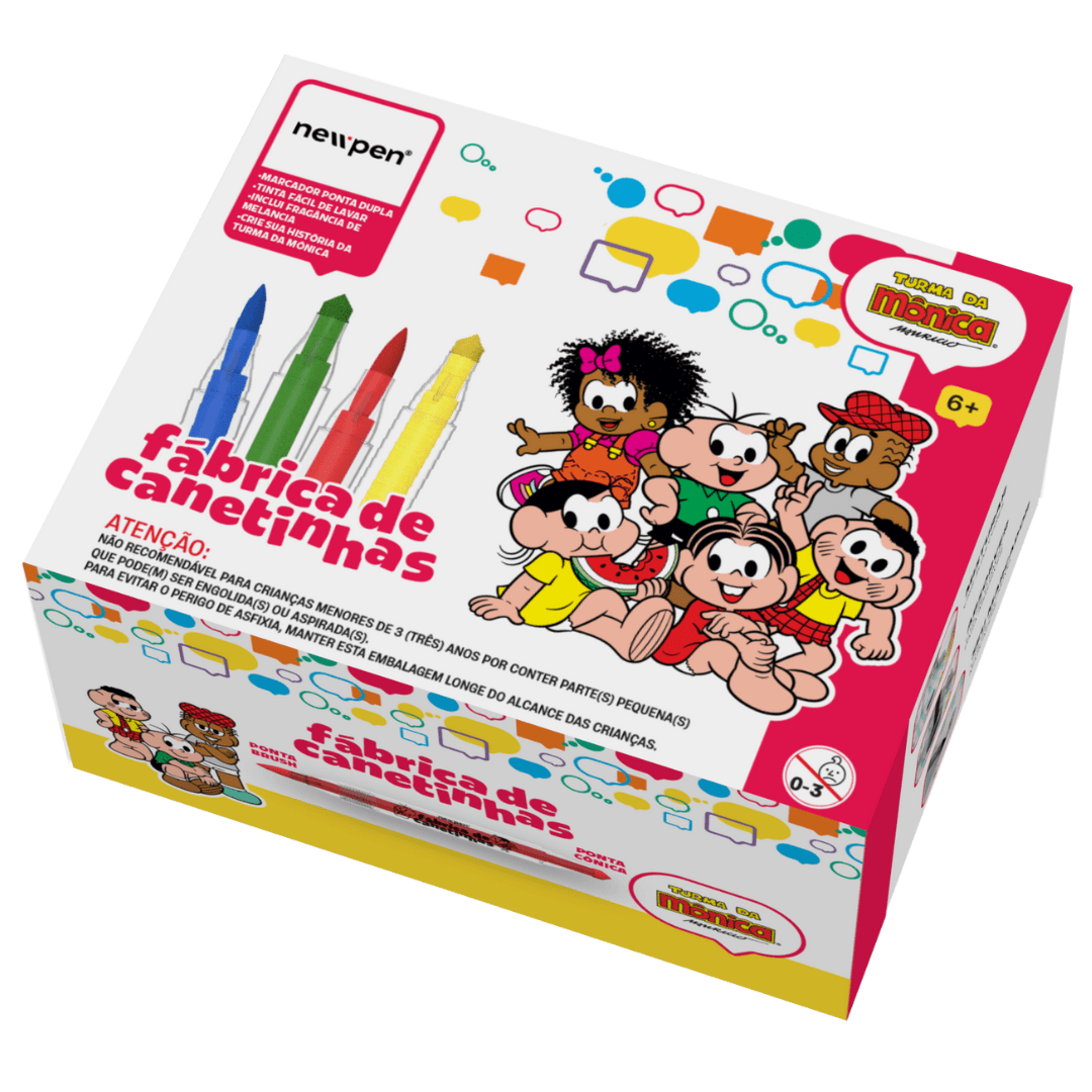 ArtKit Turma da Mônica - Faça Suas Canetinhas Perfumadas NewPen