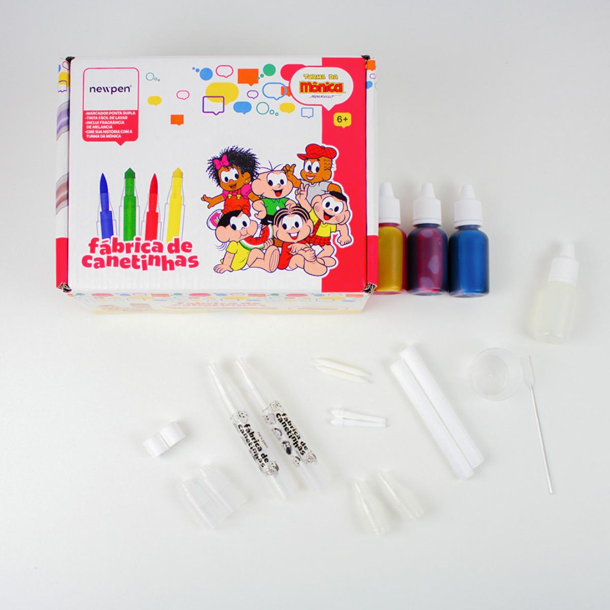 ArtKit Turma da Mônica - Faça Suas Canetinhas Perfumadas NewPen