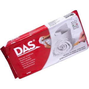Massa de Modelar Cerâmica Fria Branca - 1kg - DAS