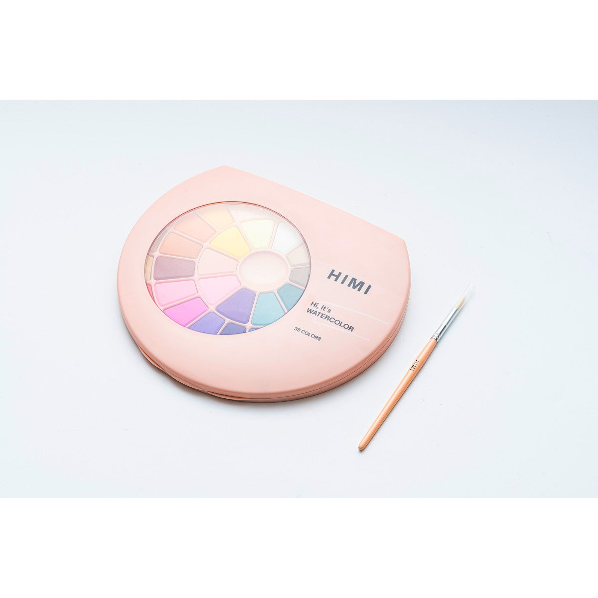 Tinta Aquarela HIMI 38 Cores Sólida com Pincel