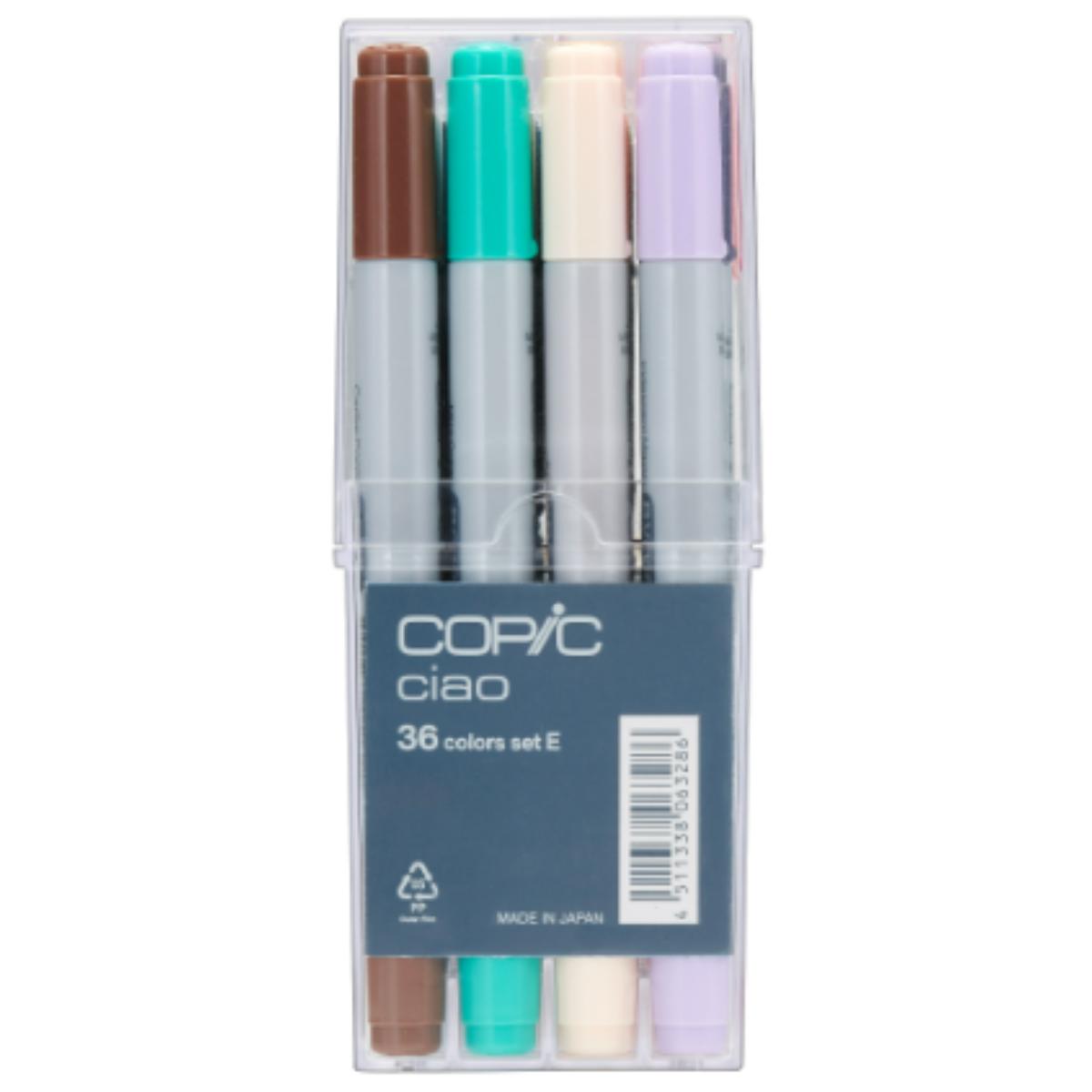 Copic Ciao - Estojo com 36 Cores - Conjunto 36E