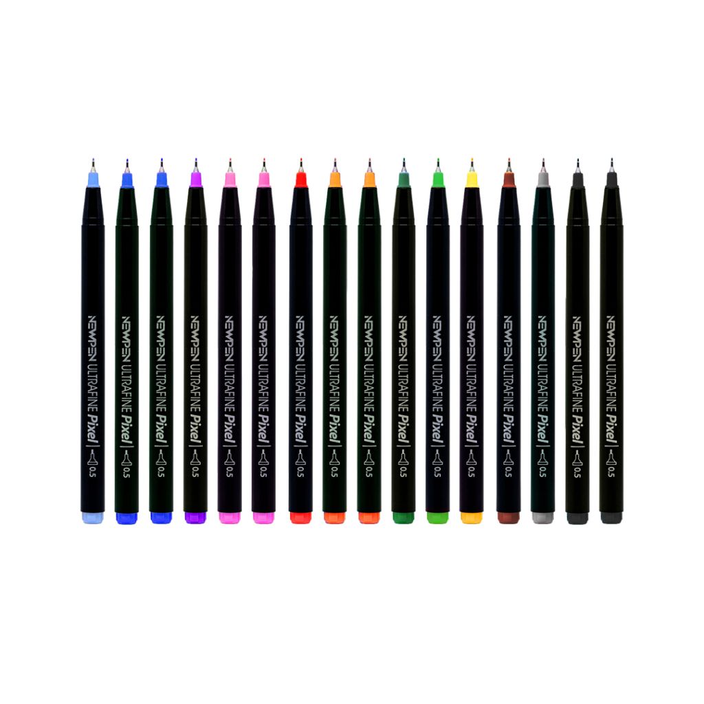 Caneta Newpen Pixel 0,5mm - Kit com 16