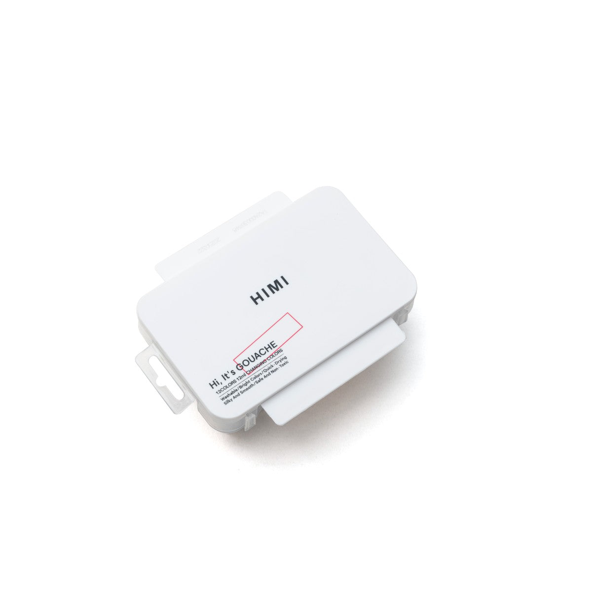 Tinta Guache HIMI 12 Cores Metálicas 12ml – Estojo Branco