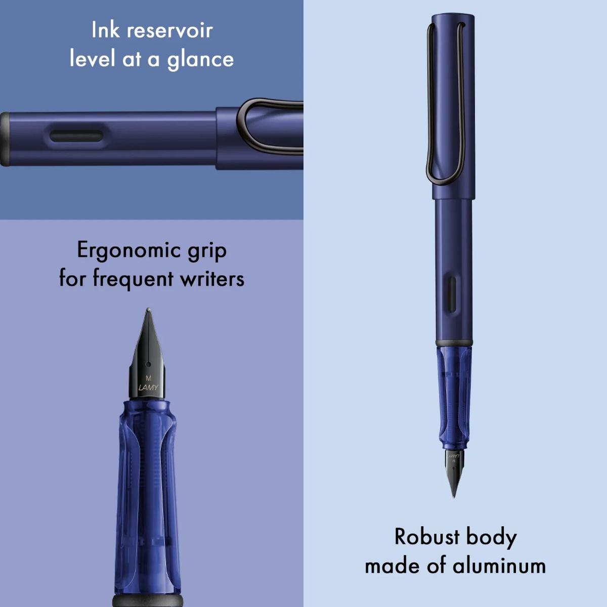 Lamy Al-Star - Caneta Tinteiro - Dark Dusk - 0A7 - M