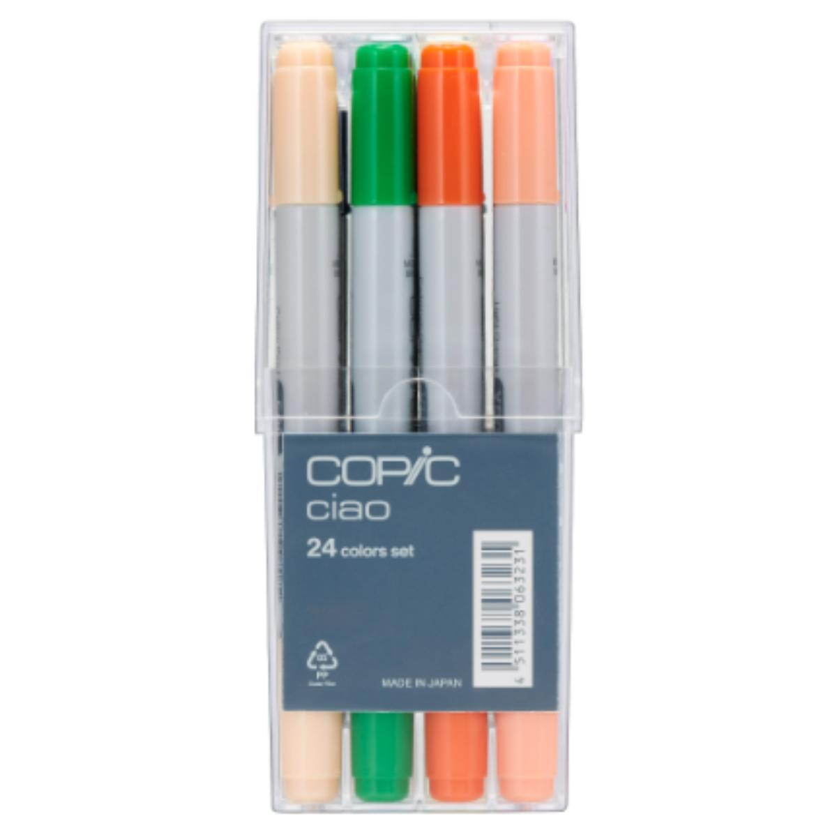 Copic Ciao - Estojo com 24 Cores - Marcador Copic Ciao
