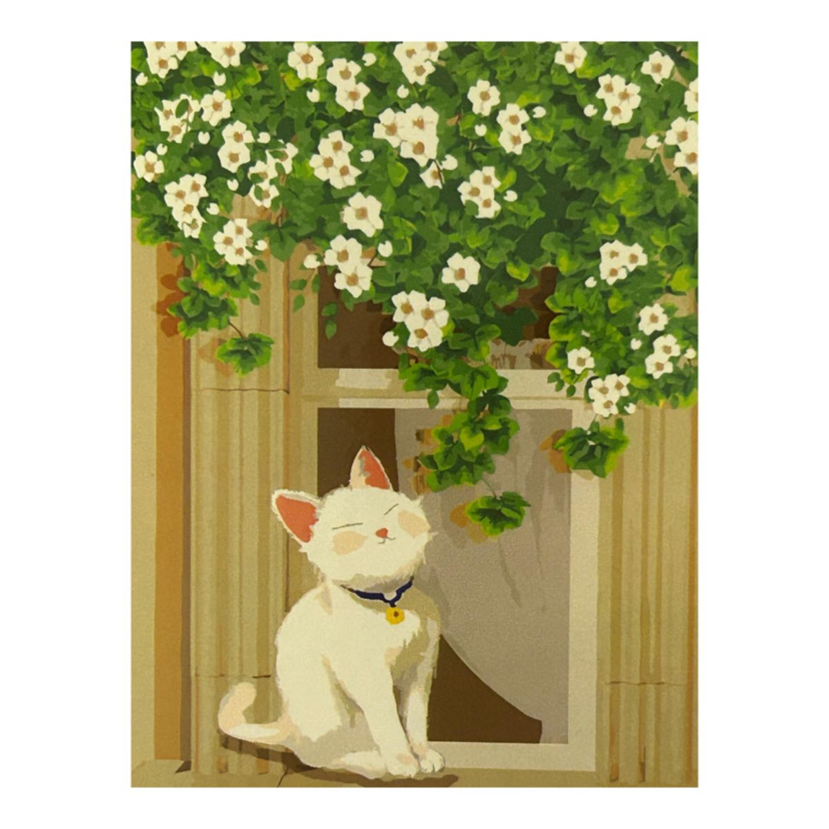 Kit Pintura Numerada em Tela - Cute Kitten - 40x50cm