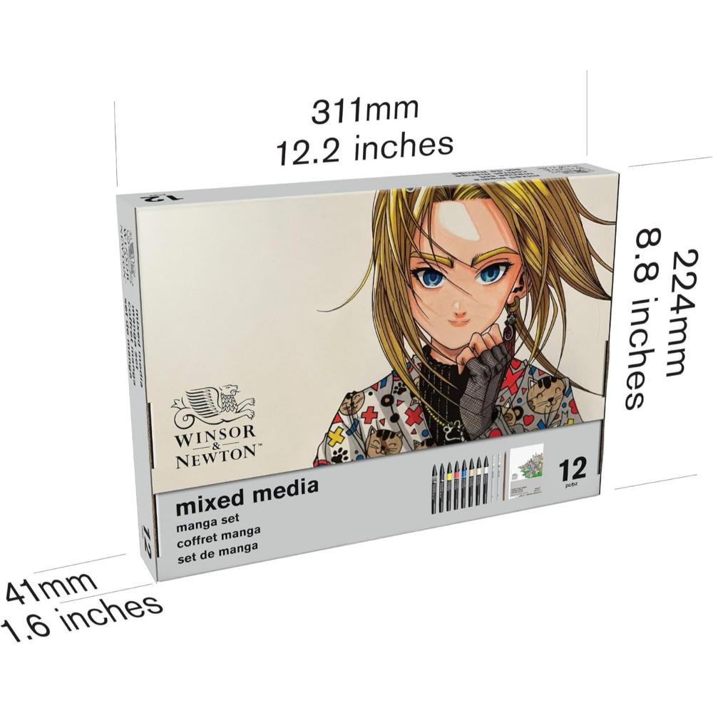 Kit de Desenho Winsor & Newton - Manga & Graphic Art - 0290197