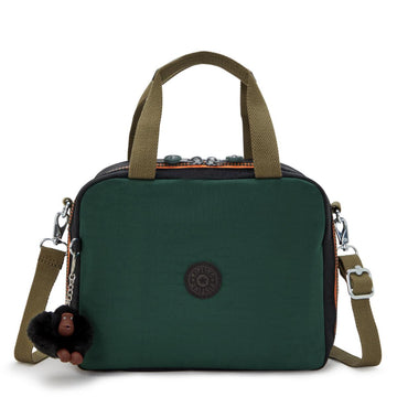 Lancheira Kipling Miyo - Tree House Bl - Verde