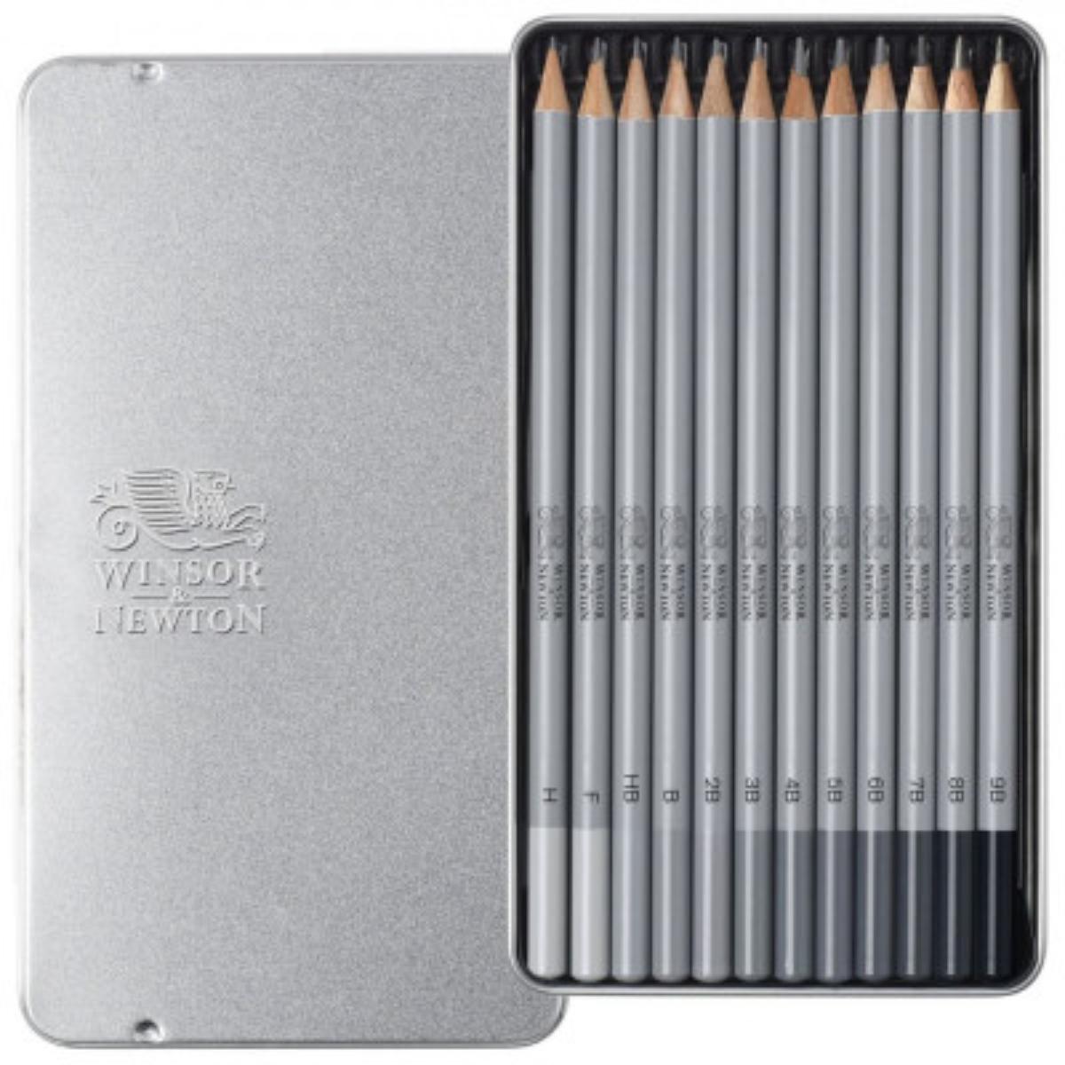 Estojo Lápis de Desenho Winsor & Newton 12 Graduações H - 9B