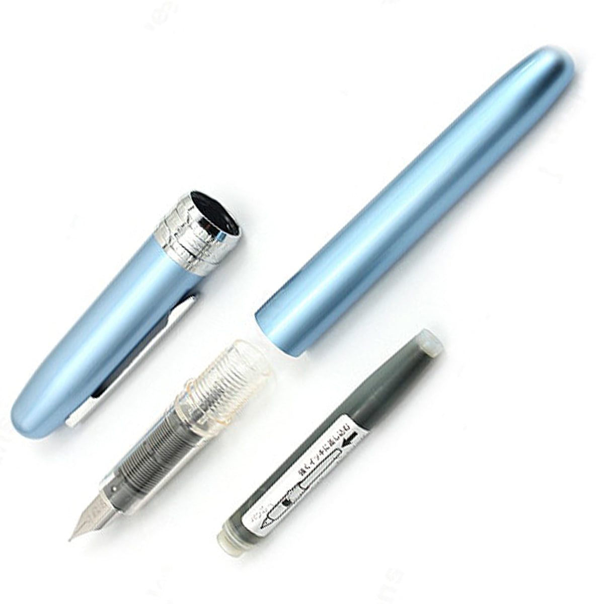 Caneta Tinteiro Platinum Plaisir - 0.5 Frosty Blue