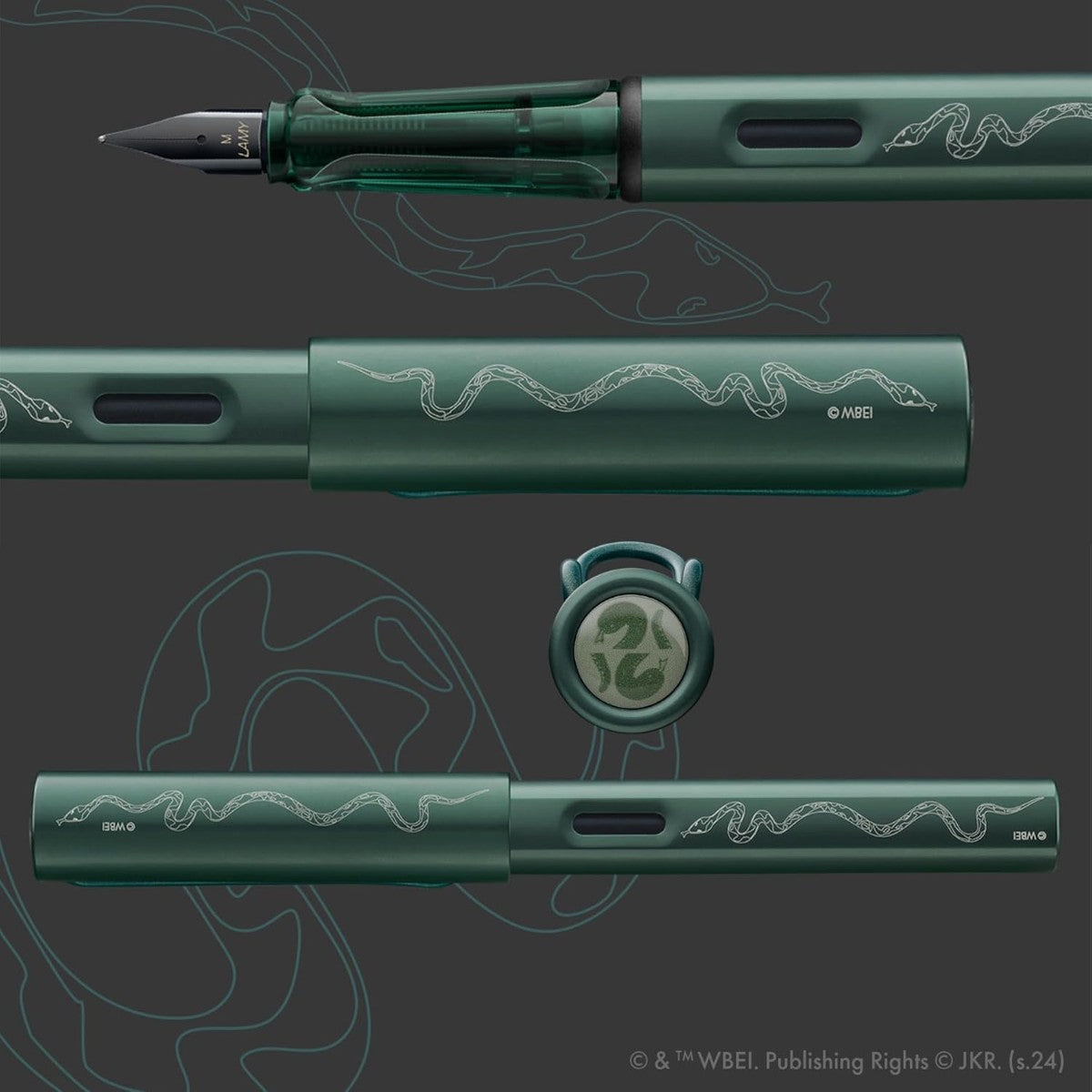 Caneta Tinteiro Lamy Al-Star Edição Harry Potter - Sonserina