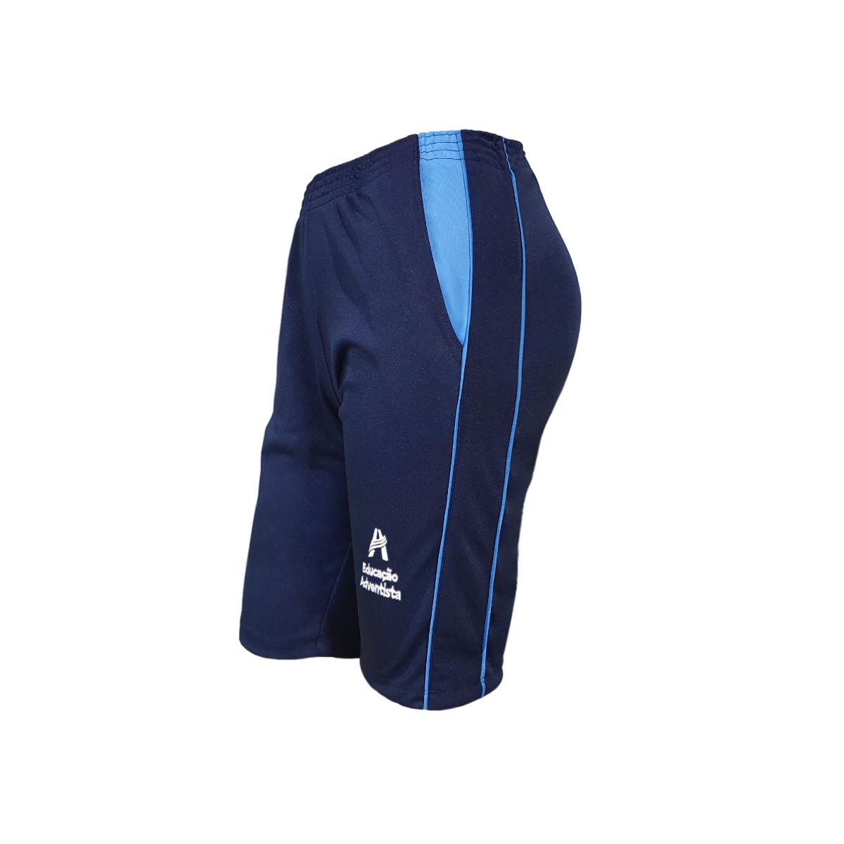 Bermuda de Malha Feminina - Uniforme Colegio Adventista Livraria Skilo