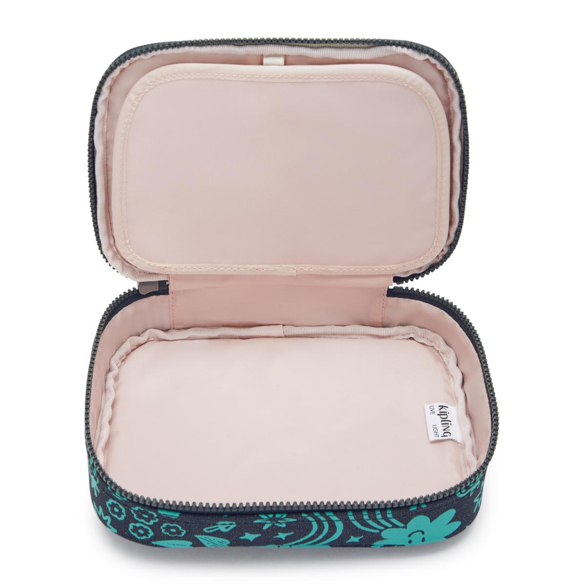 Estojo Kipling 100 Pens - Magical Print - Azul