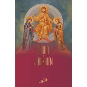 Bíblia de Jerusalém - Capa Cristal Média - Cristo