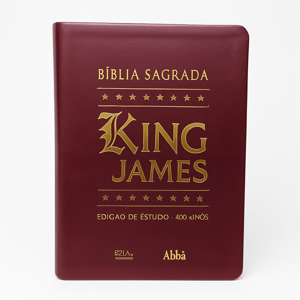 Bíblia King James de Estudo - Edição Comemorativa 400 Anos Vermelho Livraria Skilo