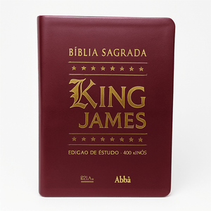 Bíblia King James de Estudo - Edição Comemorativa 400 Anos
