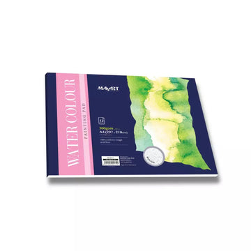 Bloco Aquarela MayArt A4 - 300g 12 folhas - 100% Algodão - Rough MayArt