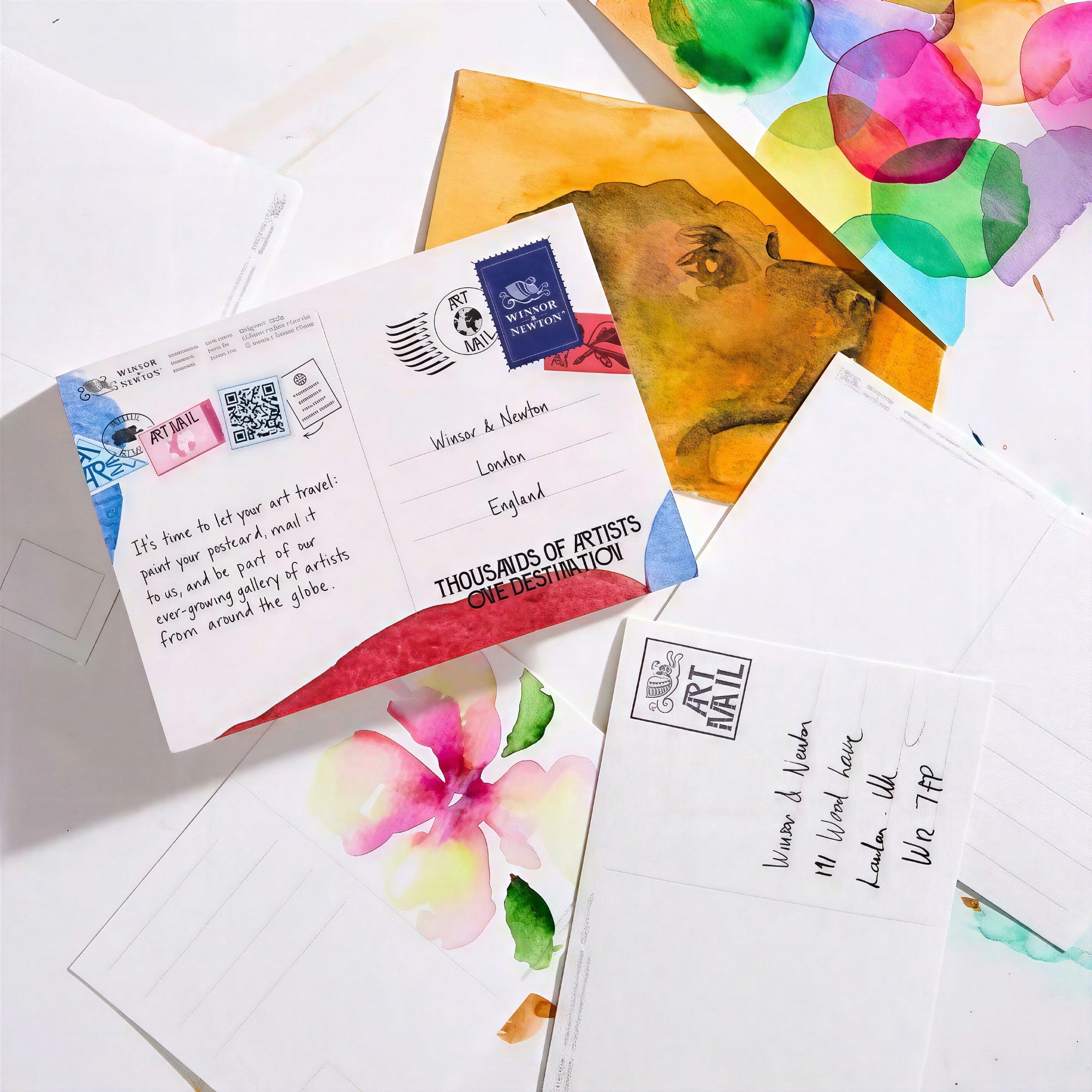 Bloco de Cartão Postal Winsor & Newton Art Mail - A6 Winsor & Newton