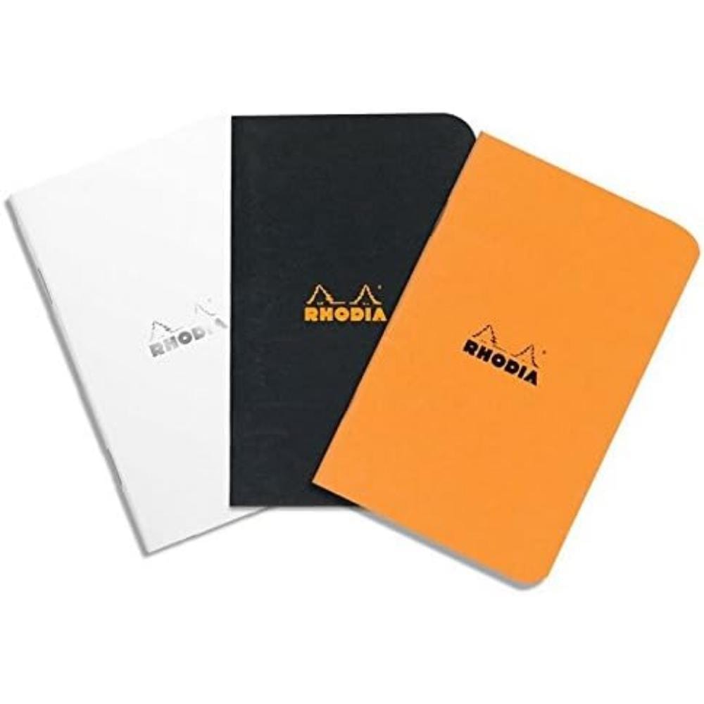 Bloco de Notas Rhodia Classic - A5 - Grampeado - 119189C - Preto Rhodia