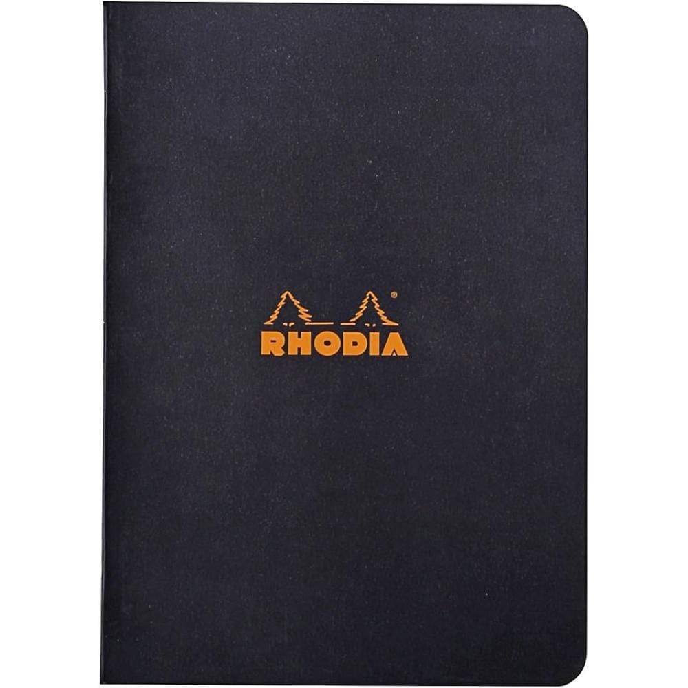 Bloco de Notas Rhodia Classic - A5 - Grampeado - 119189C - Preto Rhodia