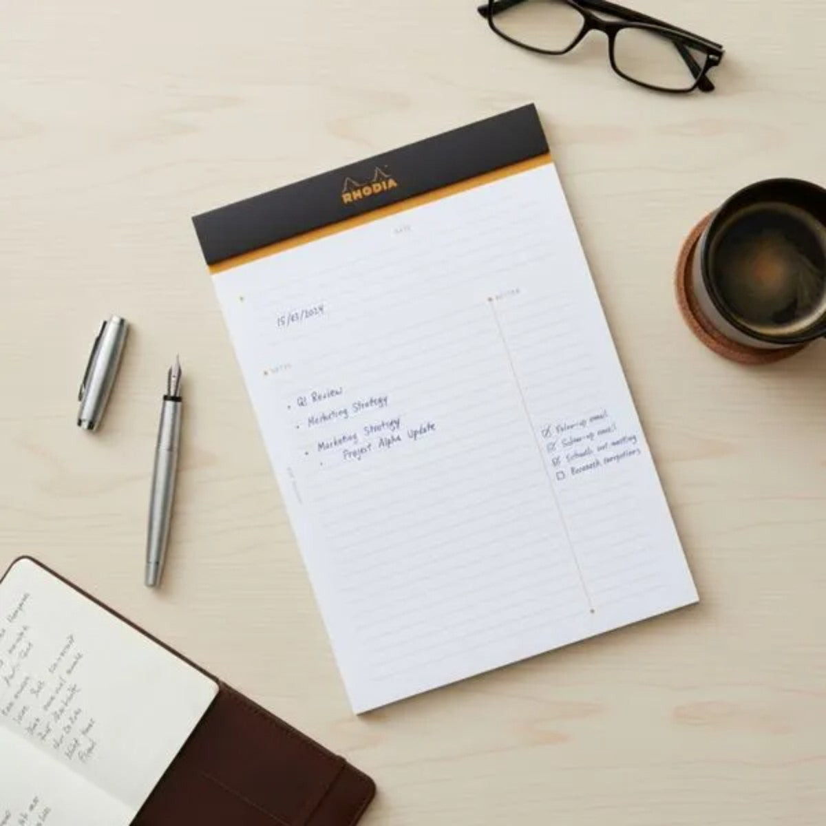 Bloco de Notas Rhodia Meeting N16 - 14x21cm - 80 folhas Rhodia