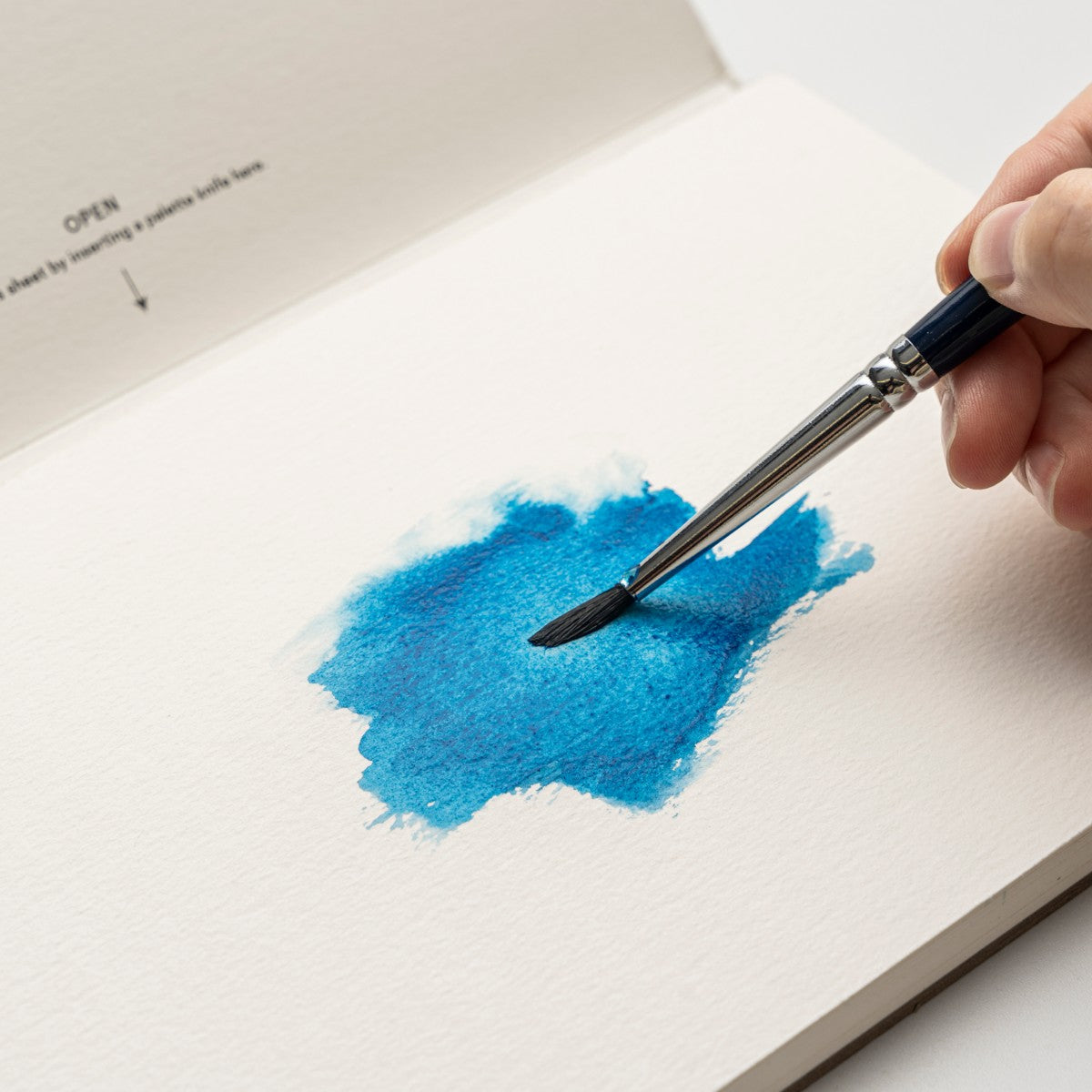 Bloco de Papel Aquarela HIMI 20 Folhas 14x21,6cm – Capa Roxa Himi