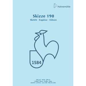 Bloco Desenho Hahnemühle Sketch Pad 190 - A5 - 190g/m² - 50 Folhas