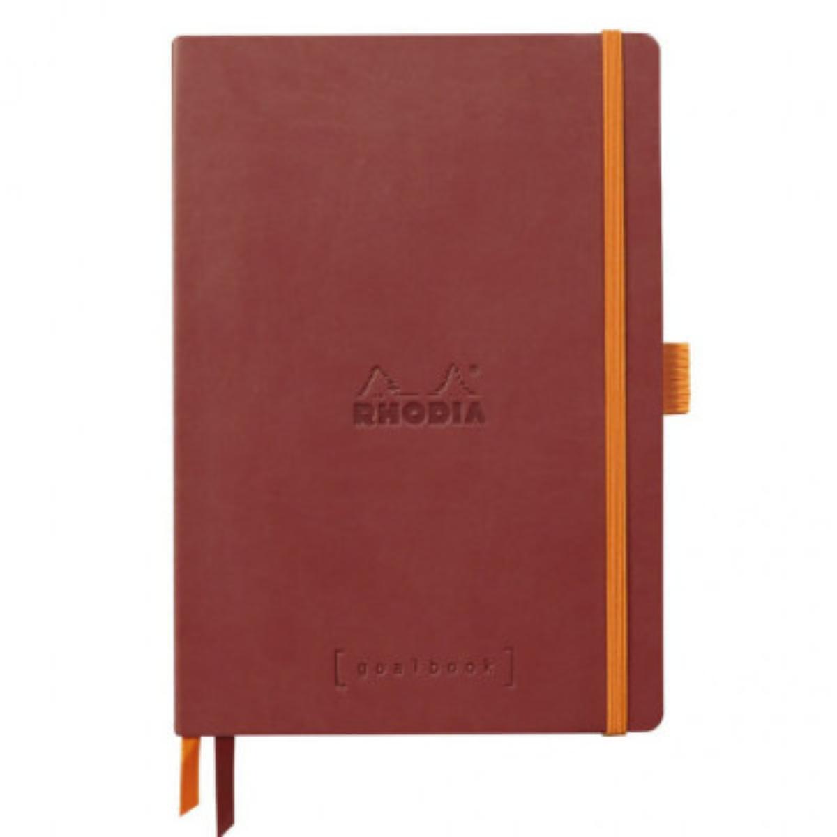 Bloco Goalbook Rhodia A5 - Capa Dura - Nacarat Rhodia