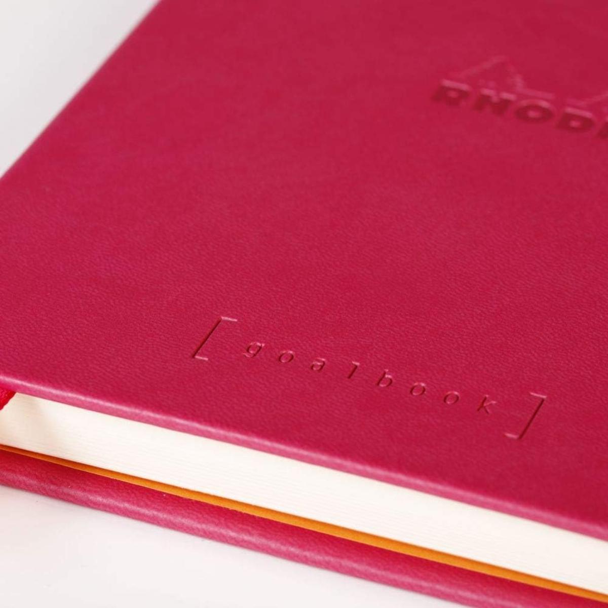 Bloco Goalbook Rhodia A5 - Capa Dura - Raspberry Rhodia