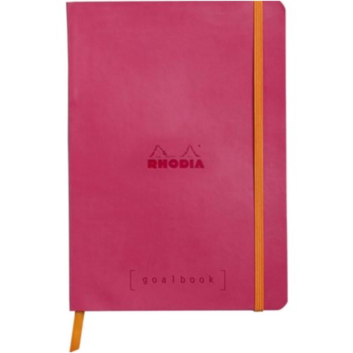 Bloco Goalbook Rhodia A5 - Capa Flexível - Raspberry Rhodia