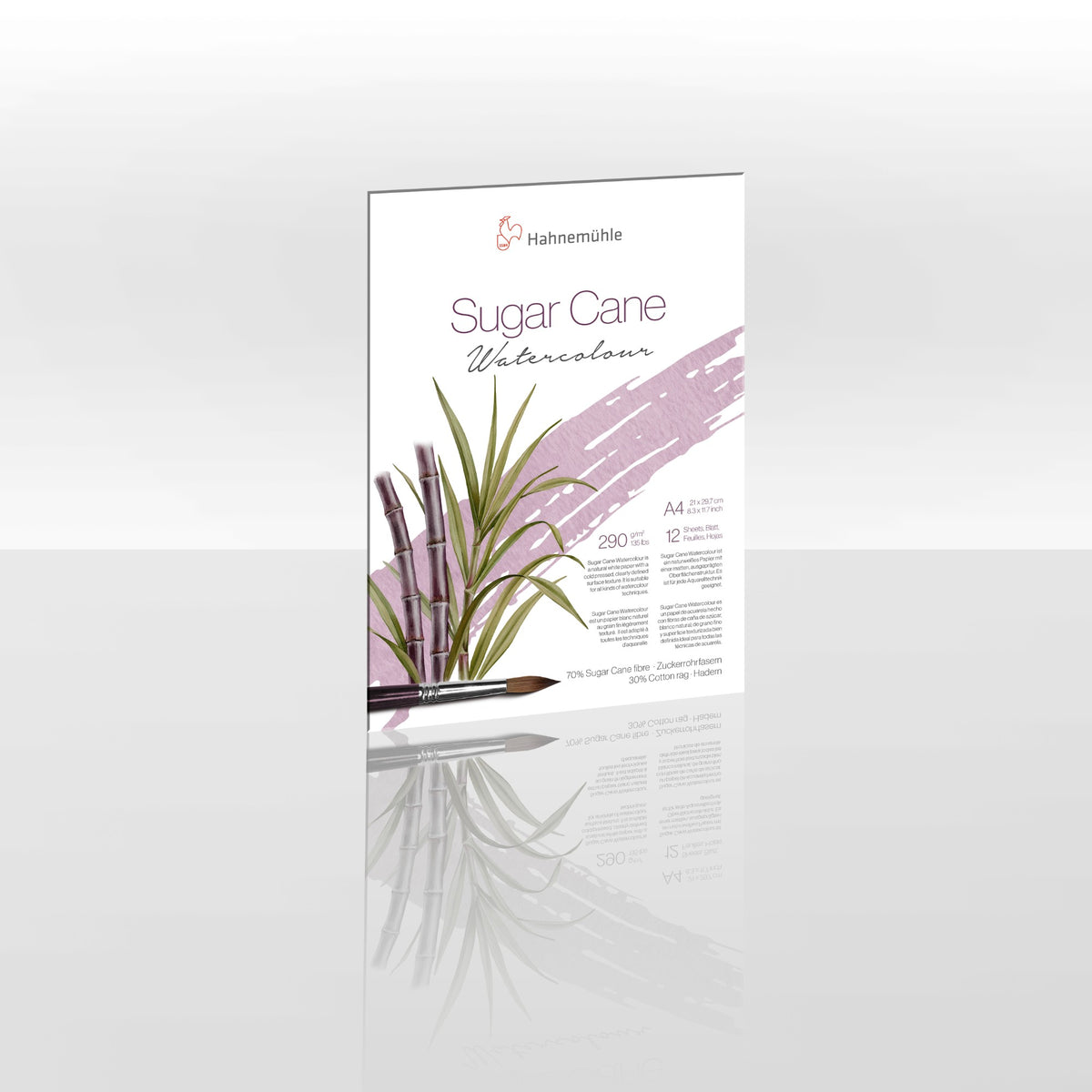 Bloco Hahnemühle Sugar Cane Watercolour - 290g/m² - A4 - 12fls Hahnemühle