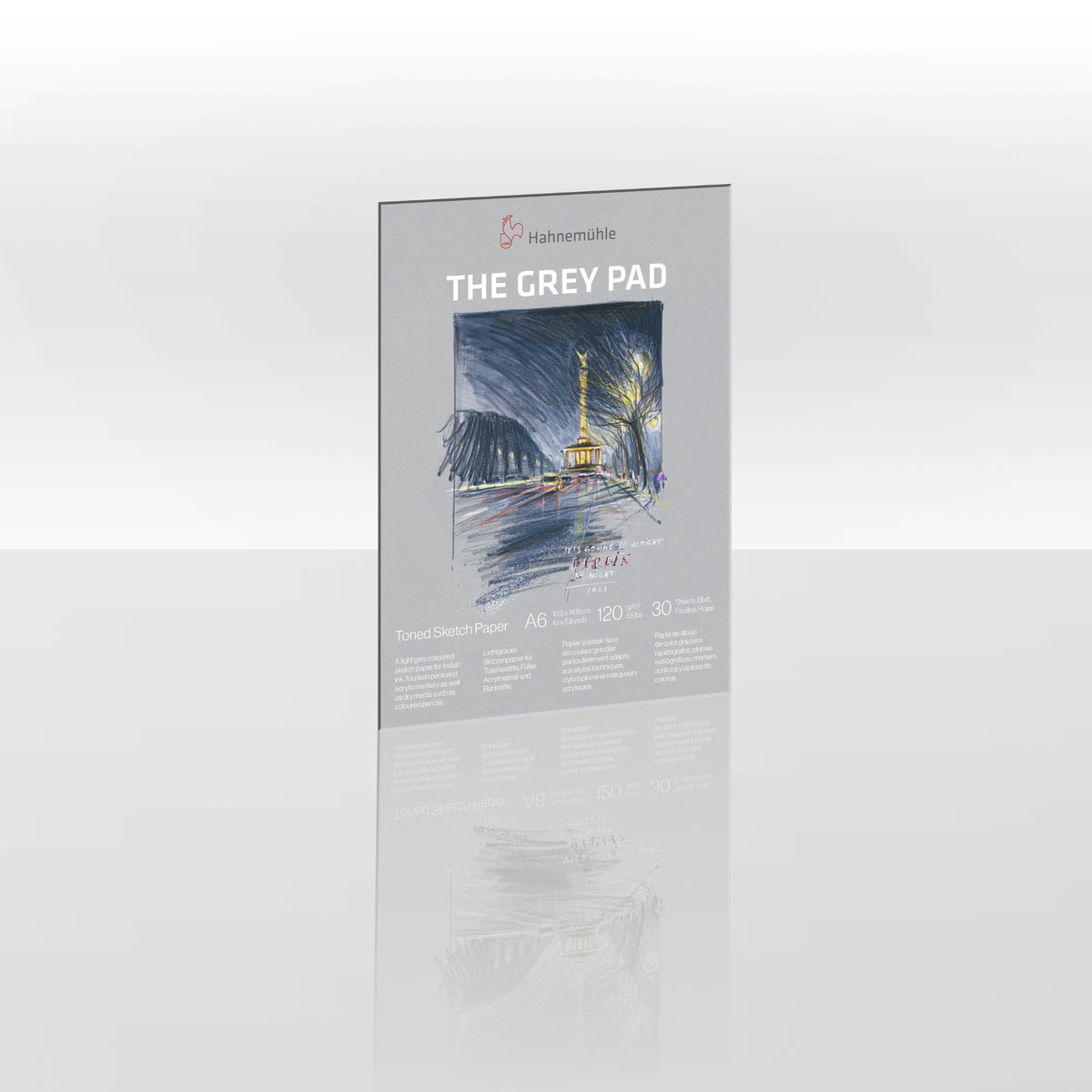 Bloco Hahnemühle The Grey Pad - A6 - 120g/m² - 30 Folhas Hahnemühle