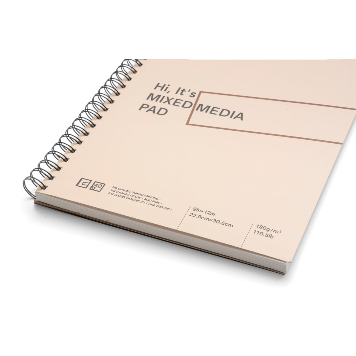 Bloco Mixed Media Himi - 40 Folhas - 180g/m² HIMI