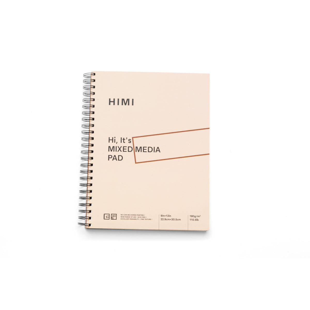Bloco Mixed Media Himi - 40 Folhas - 180g/m² HIMI