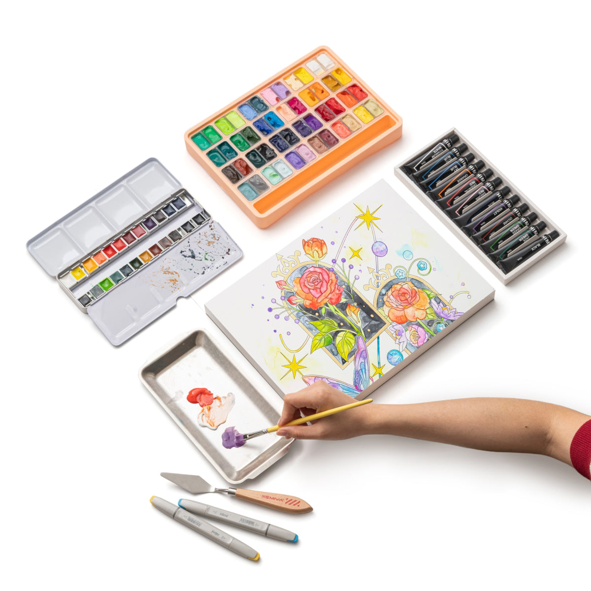 Bloco Mixed Media Himi - 90 Folhas - 180g/m² HIMI