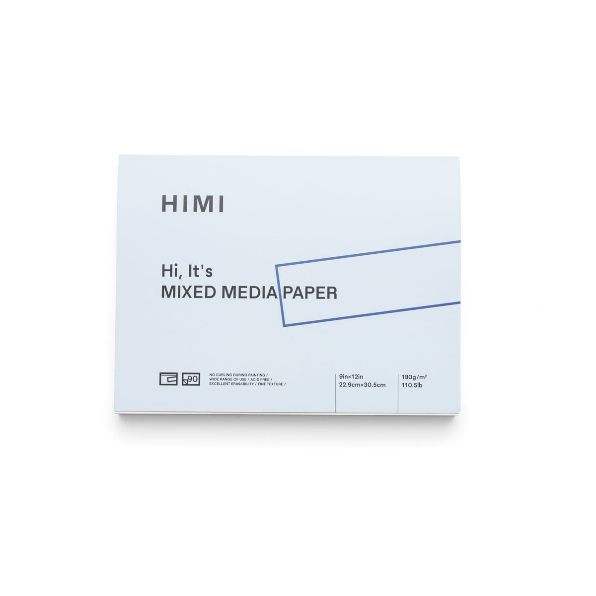 Bloco Mixed Media Himi - 90 Folhas - 180g/m² HIMI