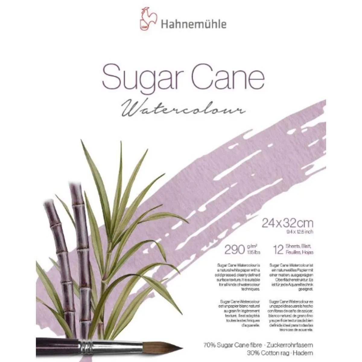 Bloco Para Aquarela Sugar Cane Watercolour 290g Fina 24x32 - 12F Hahnemühle