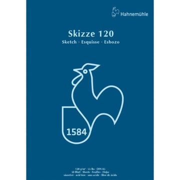 Bloco Para Desenho Skizze Sketch Pad 120g A5 - 50F Hahnemühle