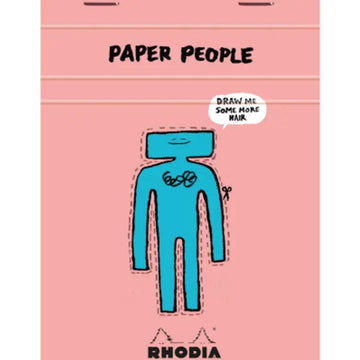 Bloco Rhodia 90 Anos & Paper People 10,3x14,6cm - 80 Folhas Rhodia