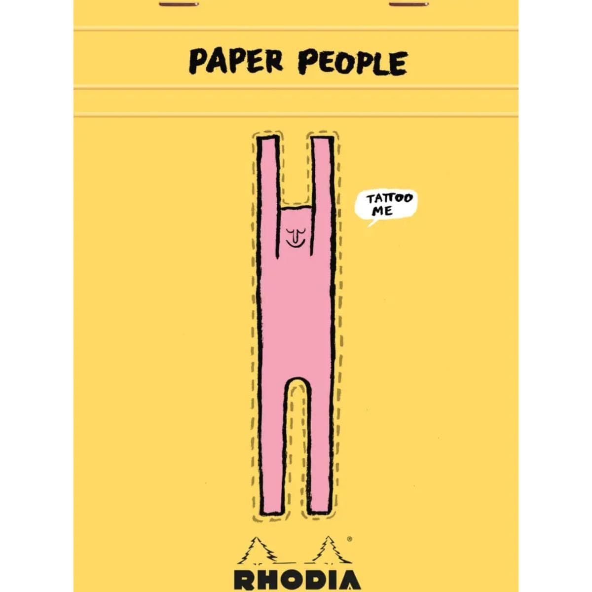 Bloco Rhodia 90 Anos & Paper People 14,6x20,8cm - 80 Folhas Rhodia