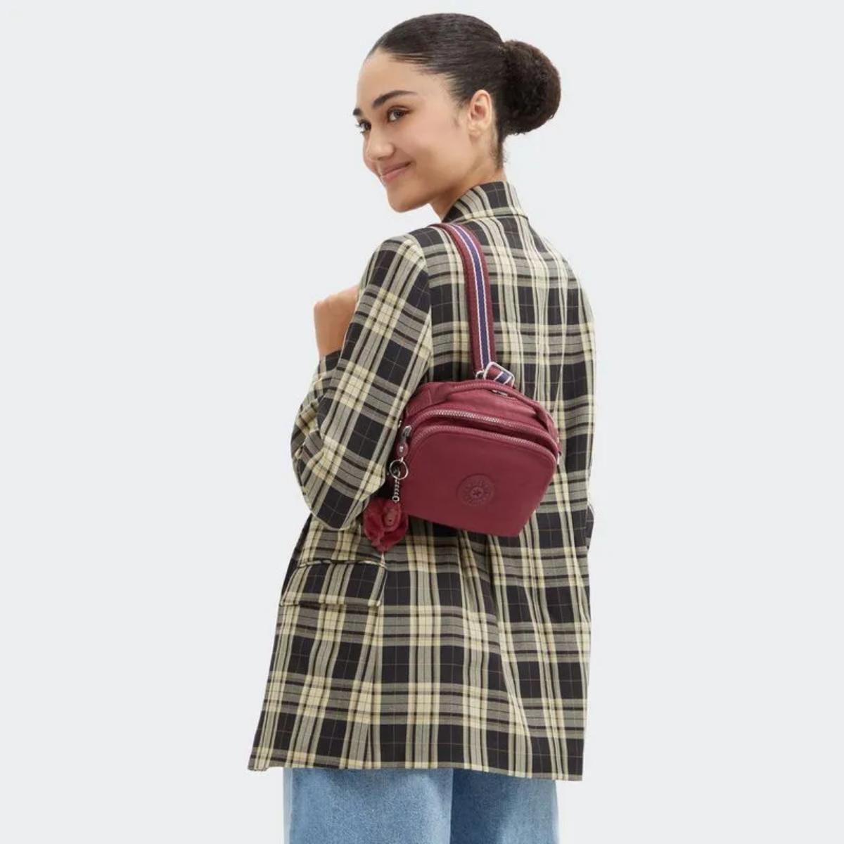 Bolsa Kipling Cahir Lounge - Vinho Kipling