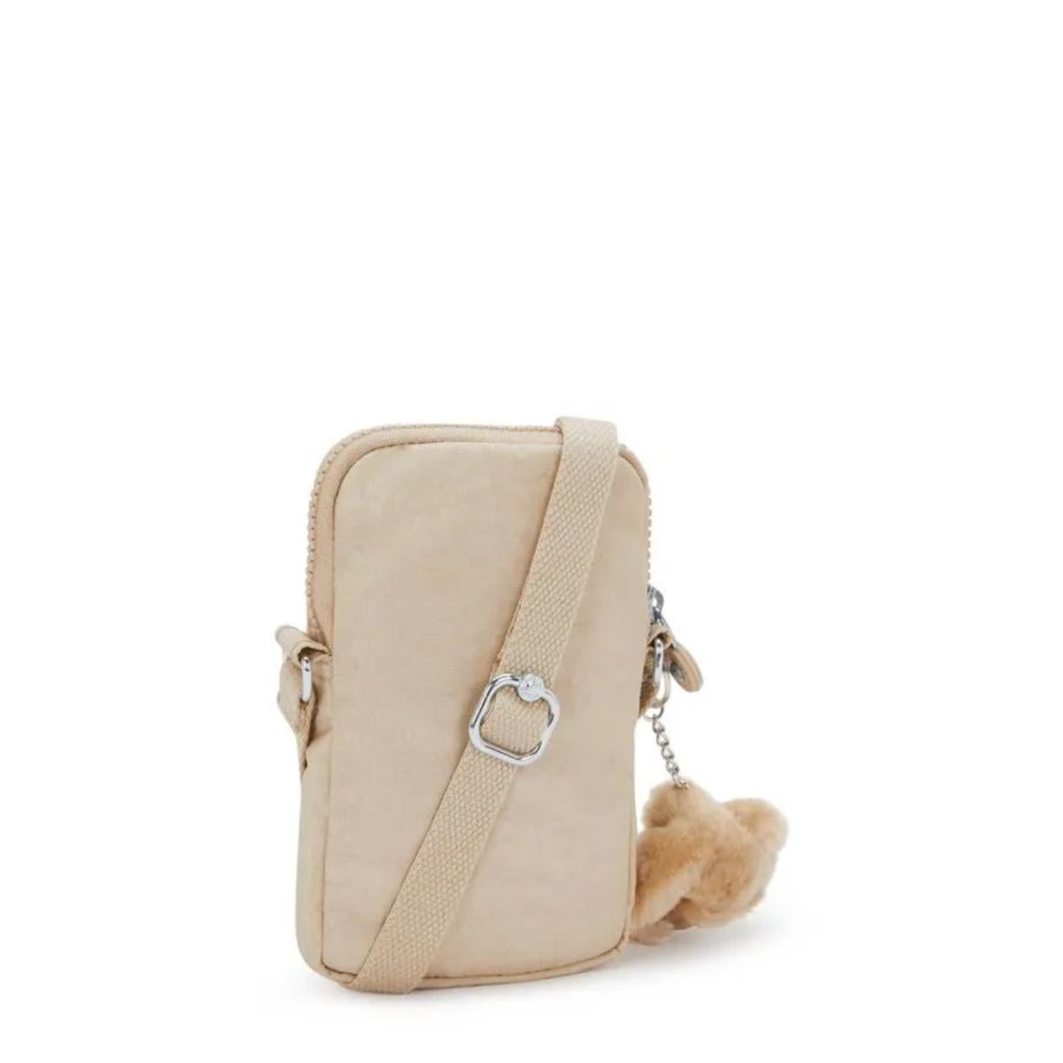 Bolsa Kipling Tally Sparkled - Bege Kipling