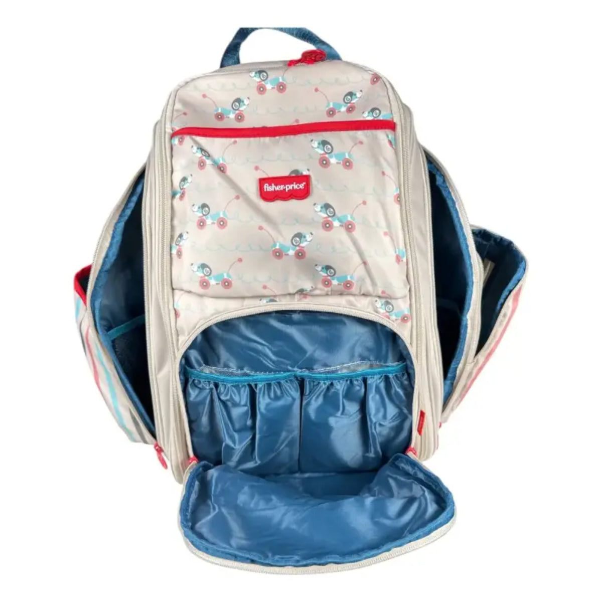 Bolsa Maternidade Fisher Price - Nylon - Bege Luxcel