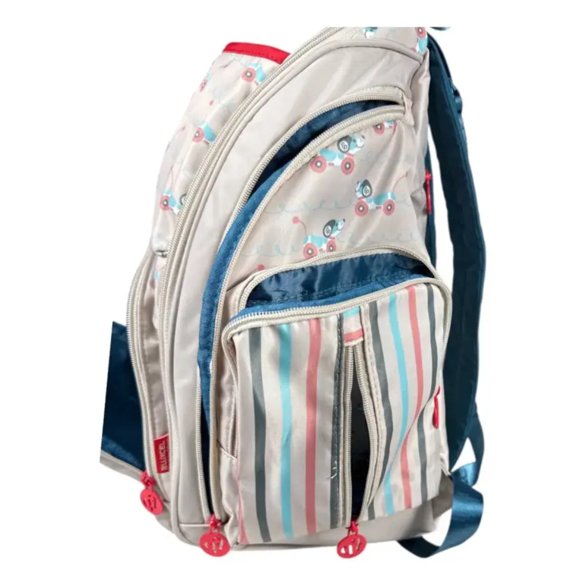 Bolsa Maternidade Fisher Price - Nylon - Bege Luxcel