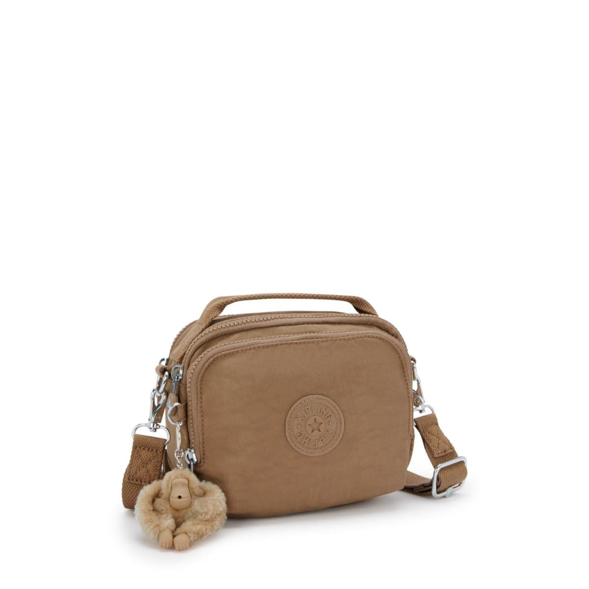 Bolsa Transversal Kipling Cahir - Early Tan Kipling