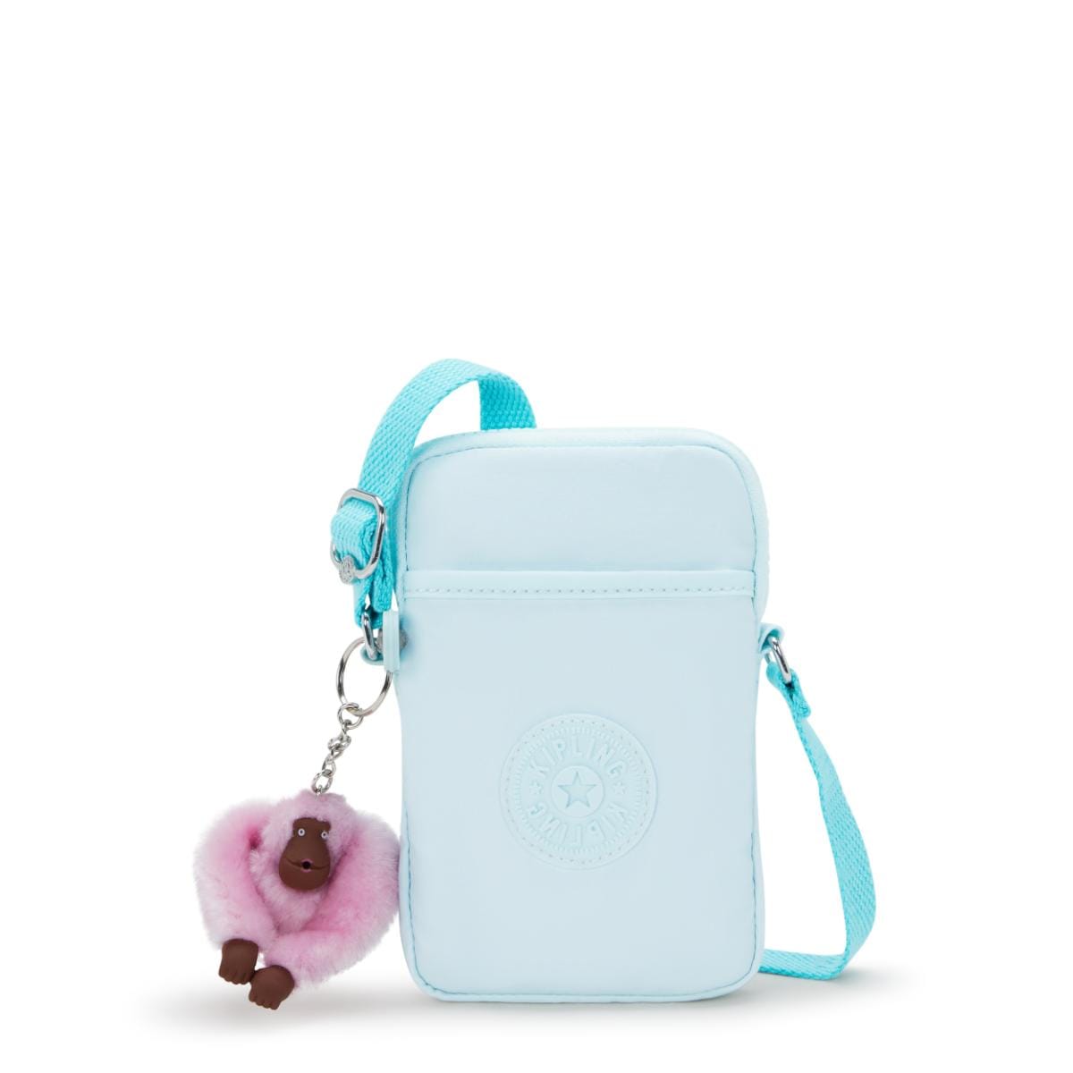 Bolsa Transversal Kipling Tally - Blue Sky Met - Azul Kipling