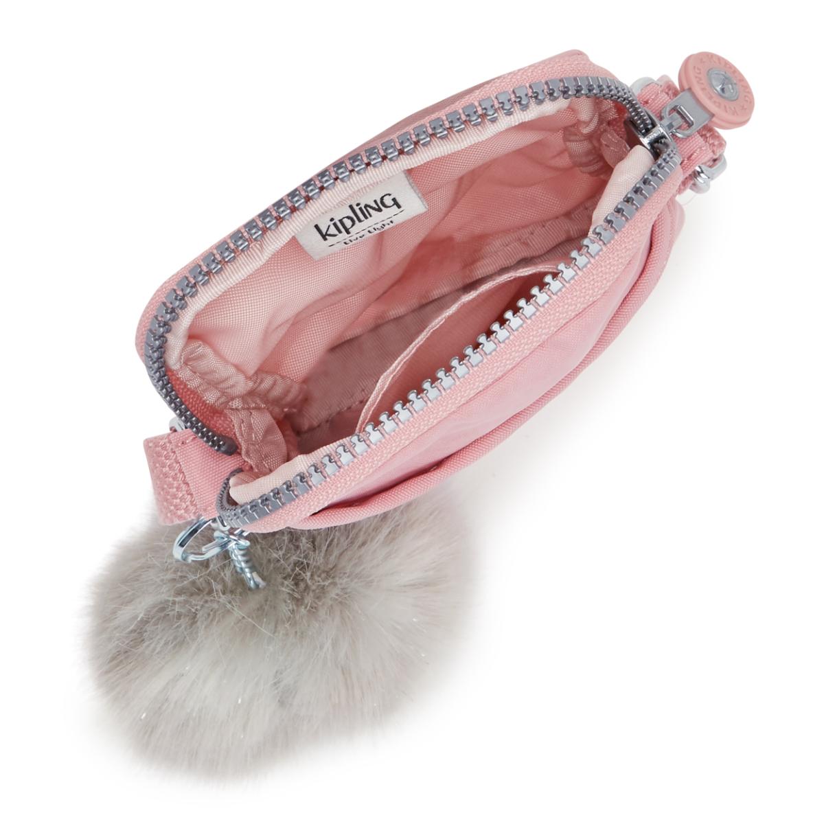 Bolsa Transversal Kipling Tally - Bridal Rose - Rosa Kipling