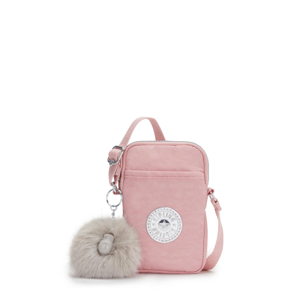 Bolsa Transversal Kipling Tally - Bridal Rose - Rosa Kipling